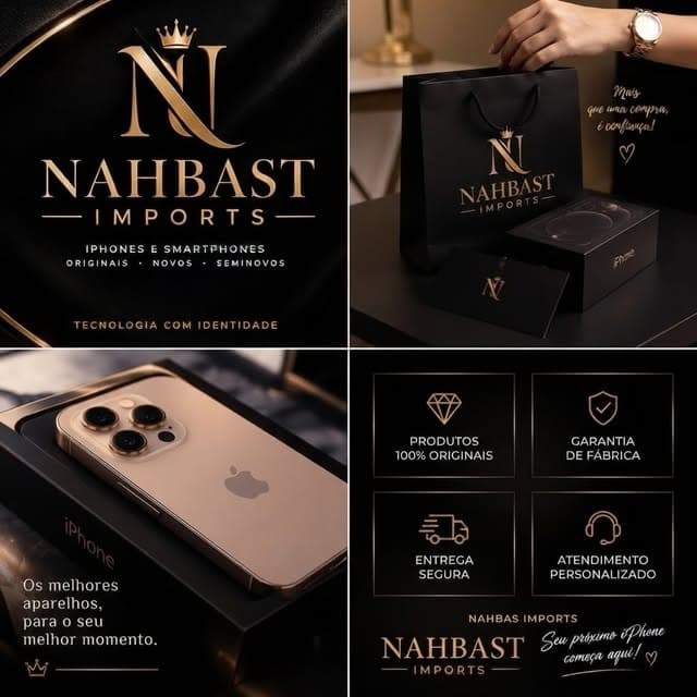 Embalagem NahBast Imports e os selos de garantia
