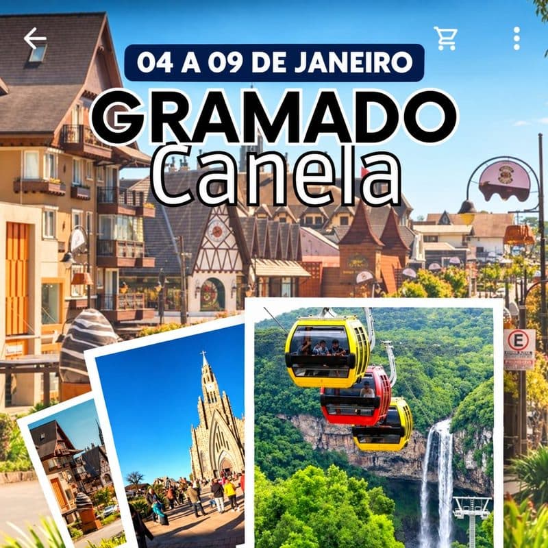 Gramado e Canela — saída em janeiro