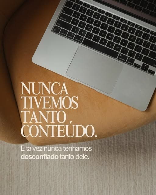 Publicação da Olívia Poli sobre marketing e conteúdo