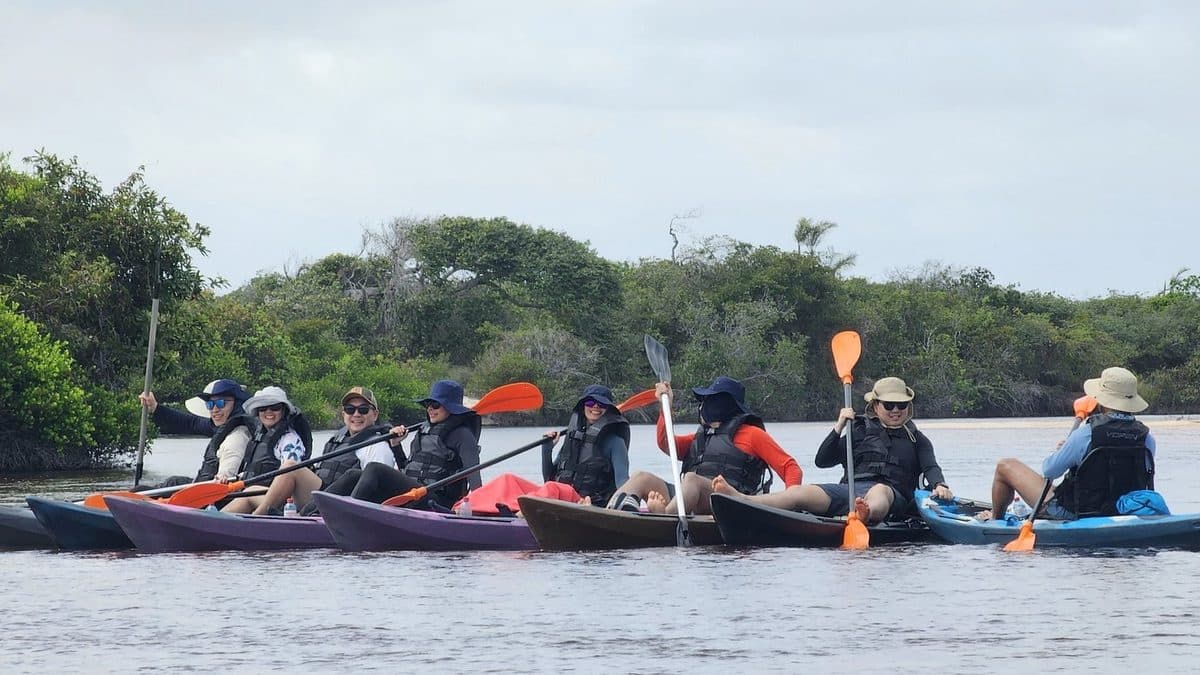 Caiaque no Rio Preguiças